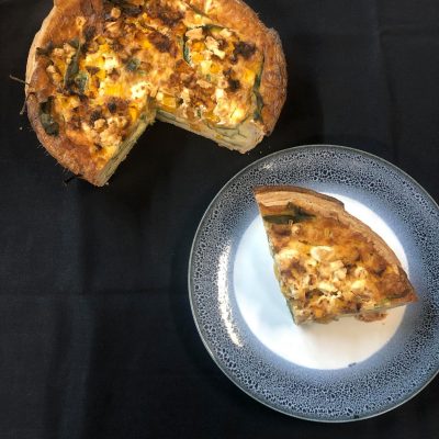 QUICHE, Spinach Pumpkin & Feta