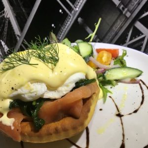 Croissant, Smoked Salmon Florentine