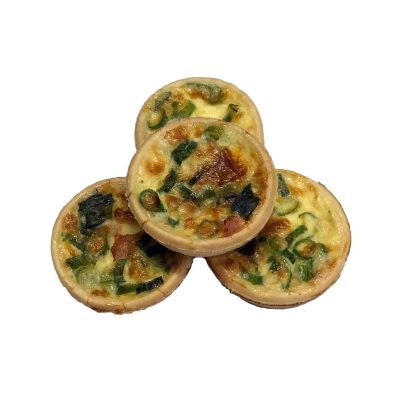 Petit Quiche, Ham & Spring Onion, 12