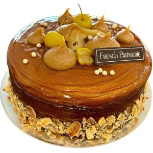 Pear & Walnut Gateau
